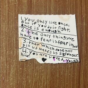 Inspirational Quote Card